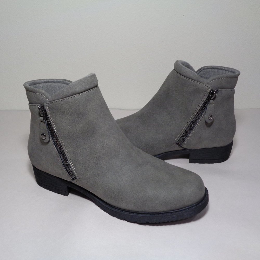 Sporto Size 8 M TRACY Grey Suede New Ankle Boots